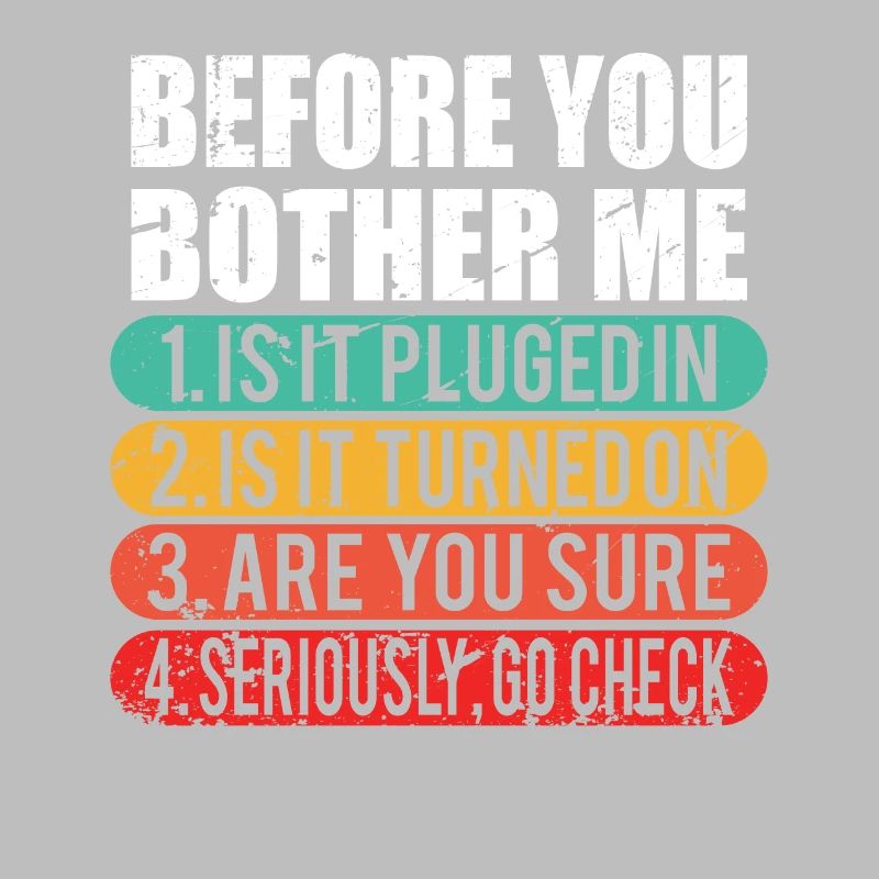 Lustiger technischer Support / Computer Techie Nerd Geschenk