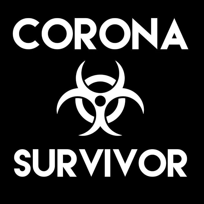 Conception de survivant Corona