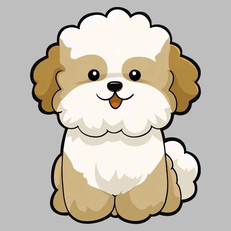 Chibi Pudel Pal Maskottchen