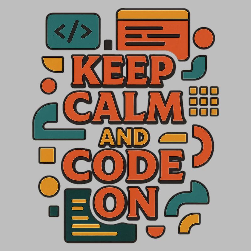 Reste calme et code activé – Chemise de codeur drôle