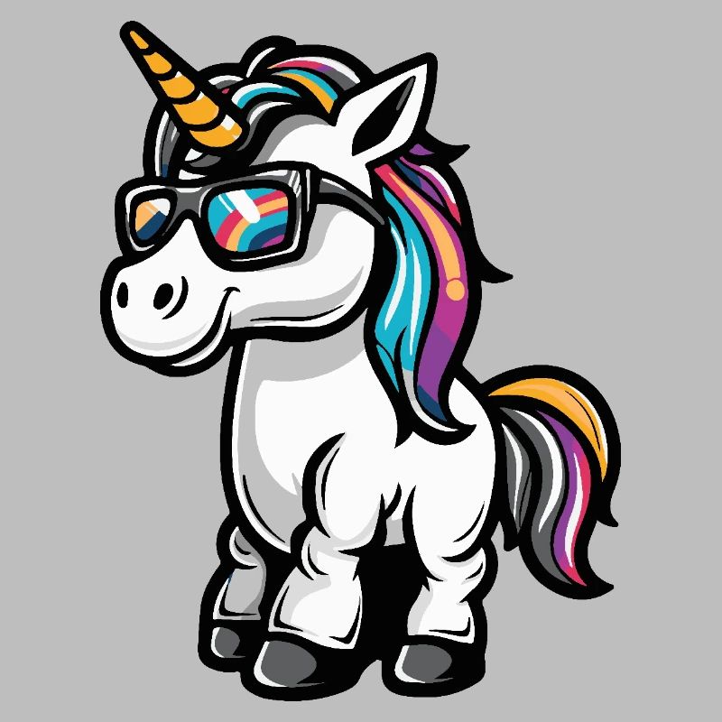 Einhorn Cool Comic