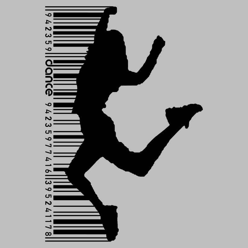 Dancer in QR code style (2)