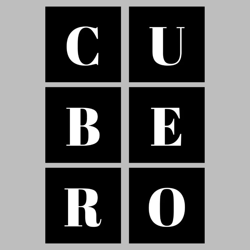 Black & White Square Cube
