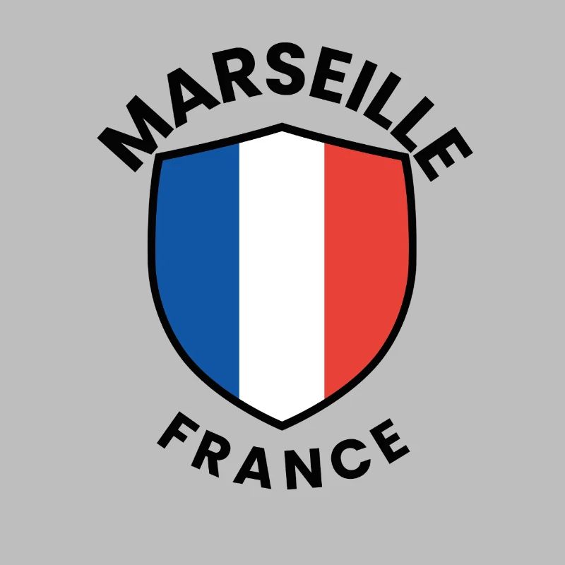 Bouclier du drapeau de Marseille