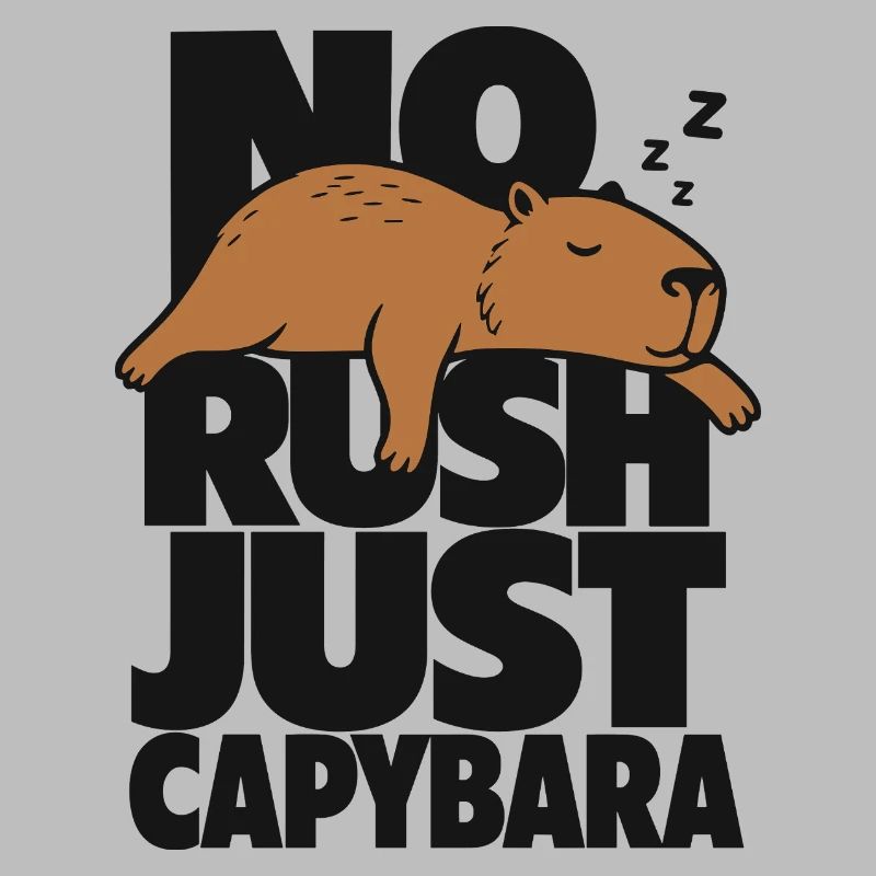 No Rush Just Capybara