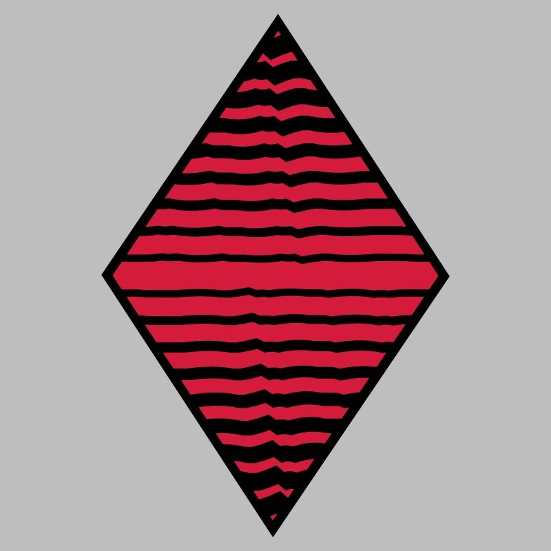 Rhombus form strokes pattern many lines