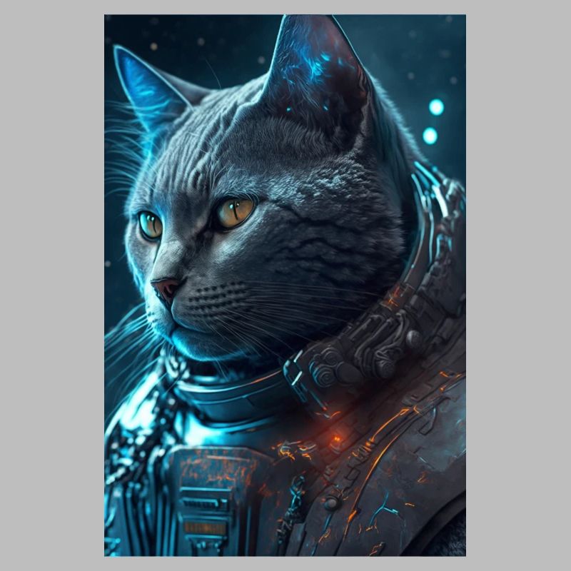 Chat dans l’espace