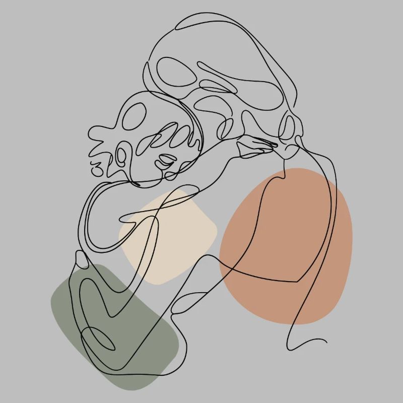 Mutter mit Kind Baby