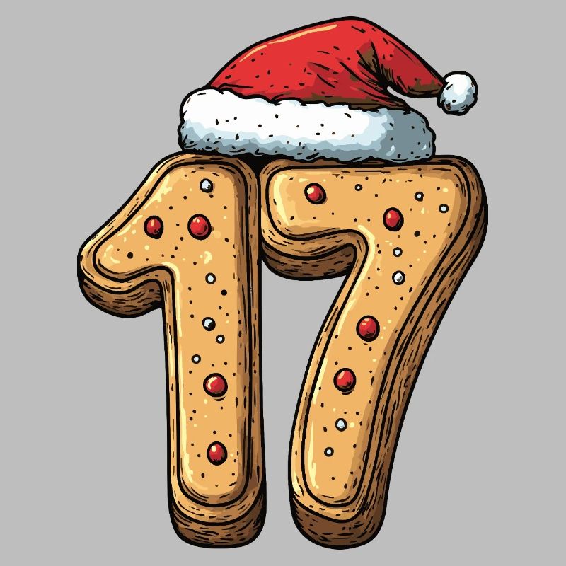 Biscuit de Noël à 17 chiffres