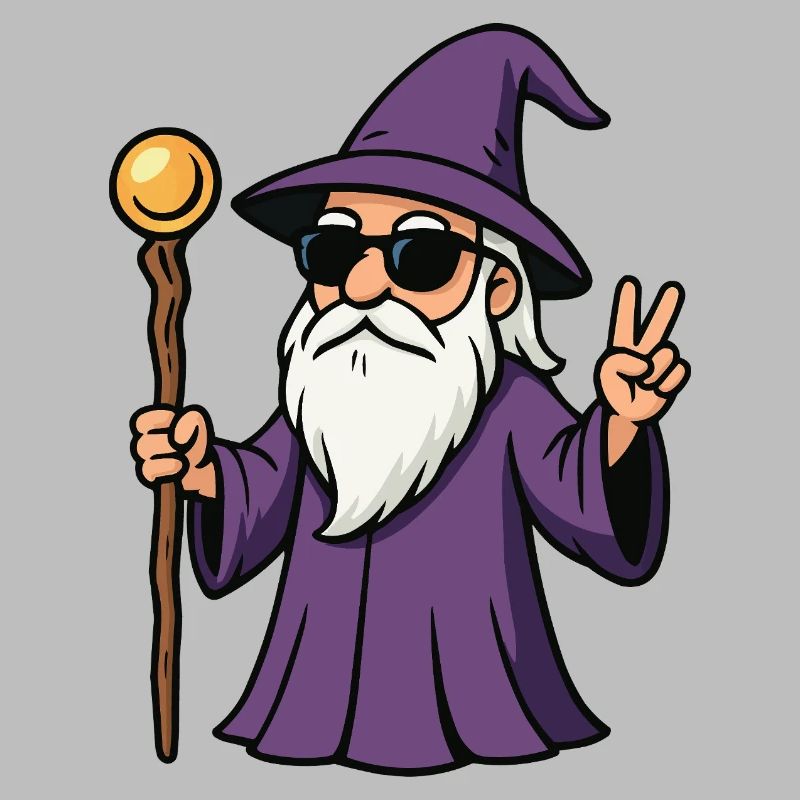 Violet Sorcier Signe de Paix