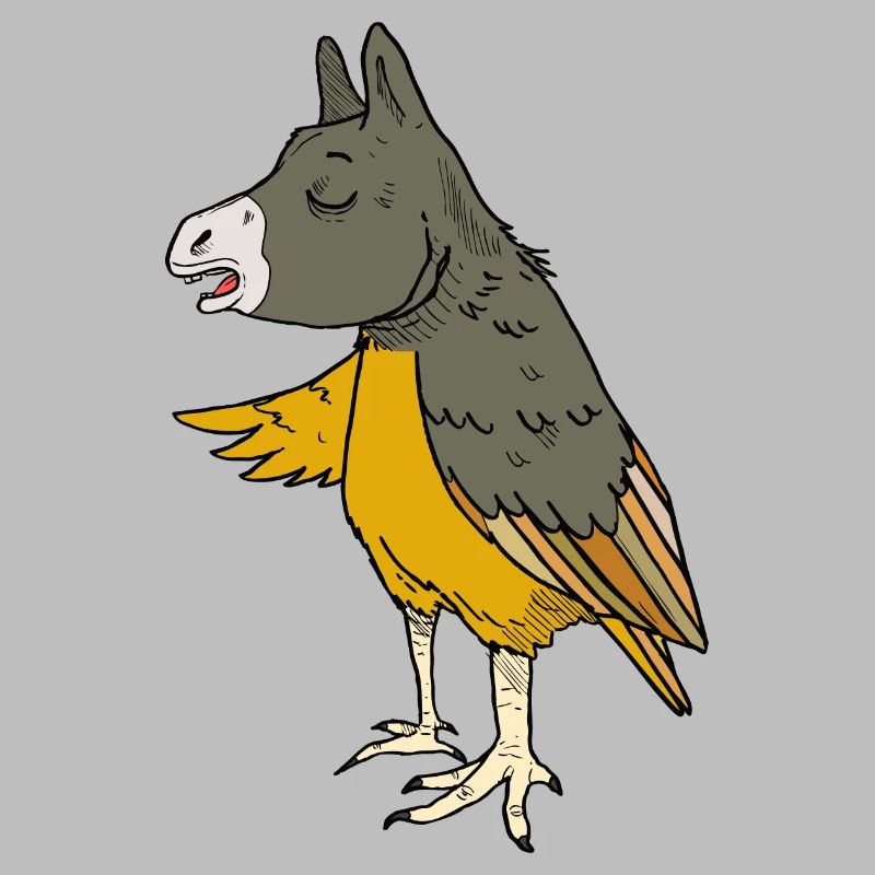 Esel oder Adler oder Vogel Eselvogel