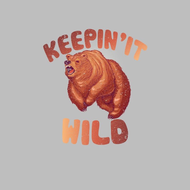 Bear is upset with keeping it wild saying