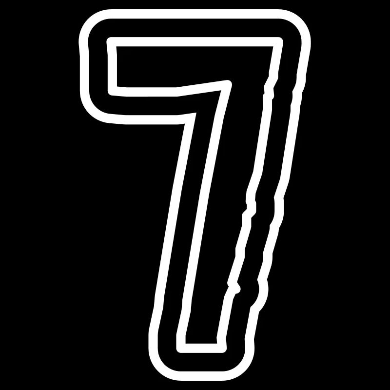 7 Number symbol