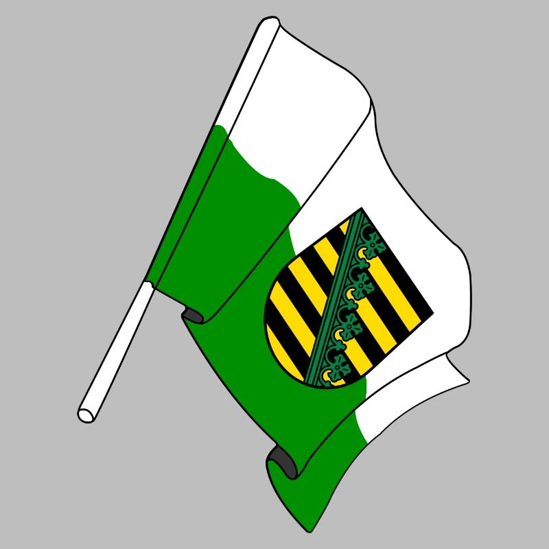 Drapeau Saxe