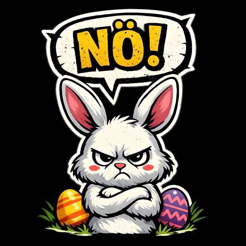 NÖ Hase Comic Ostern Geschenk