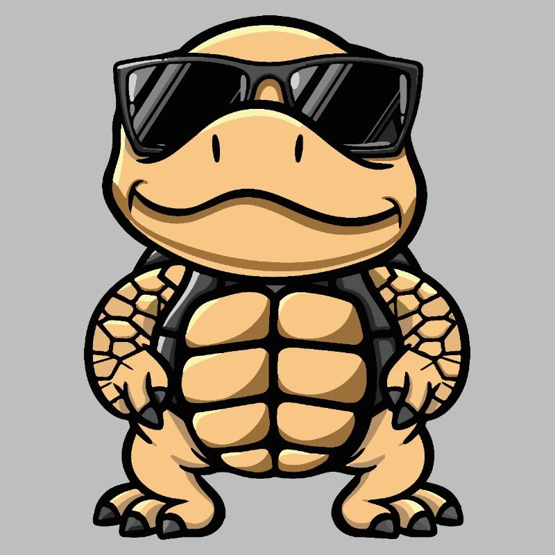 Schildkröte Cool Comic