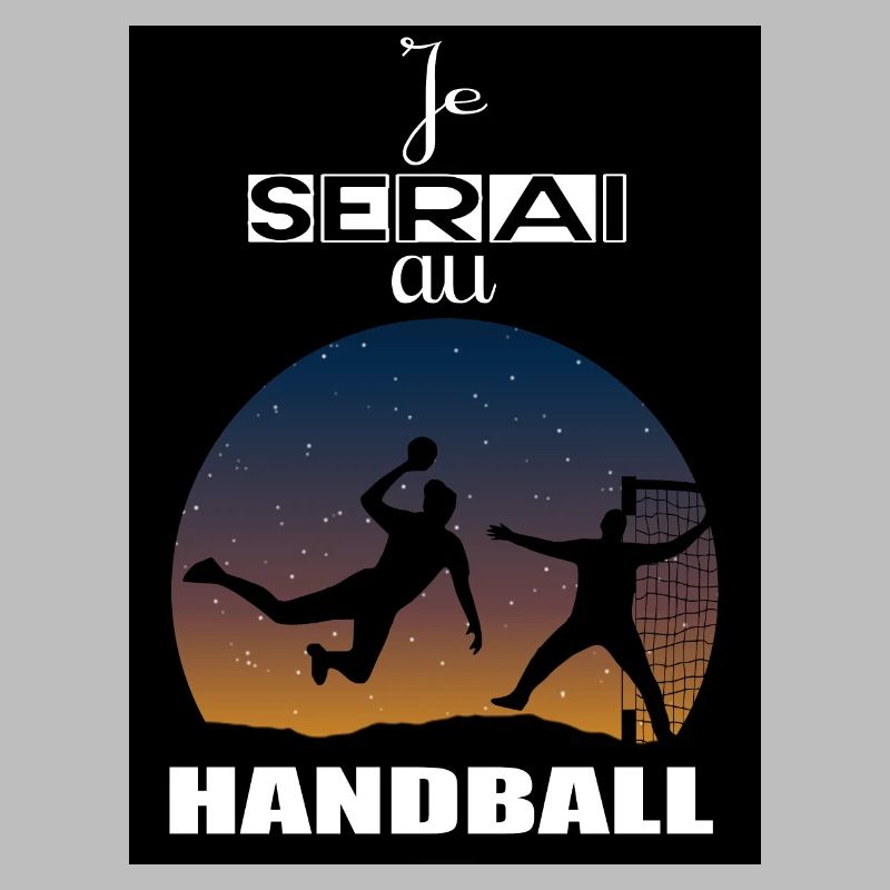 Ich werde bei Handball sein