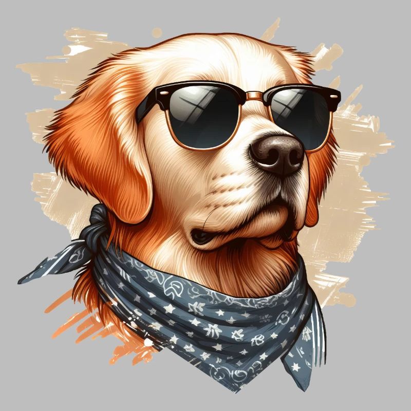 Retriver doré Splash Art
