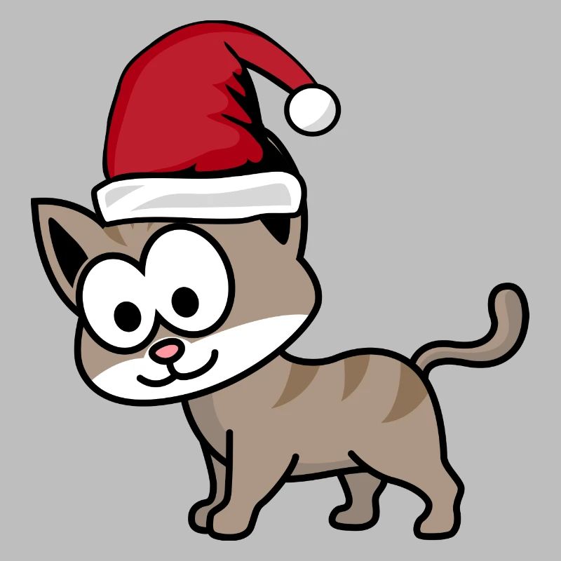 Cat Comic Noël
