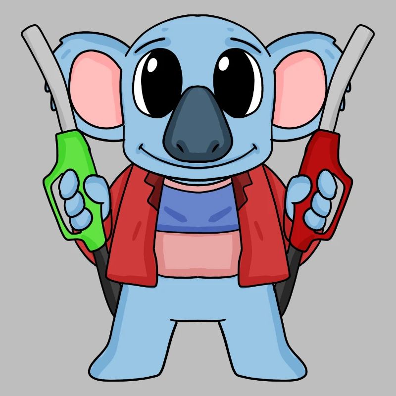 Préposé à la station-service Station d’essence Koala