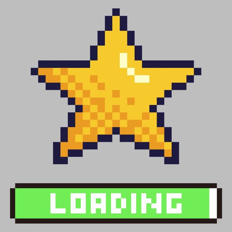 Loading Pixel Star