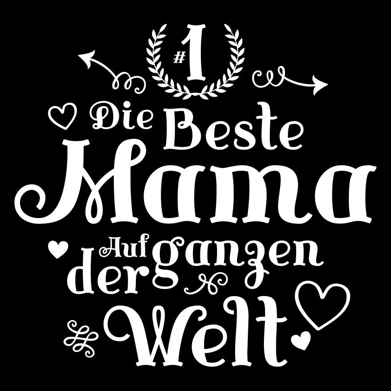 Die Beste Mama Herz Spruch Muttertag