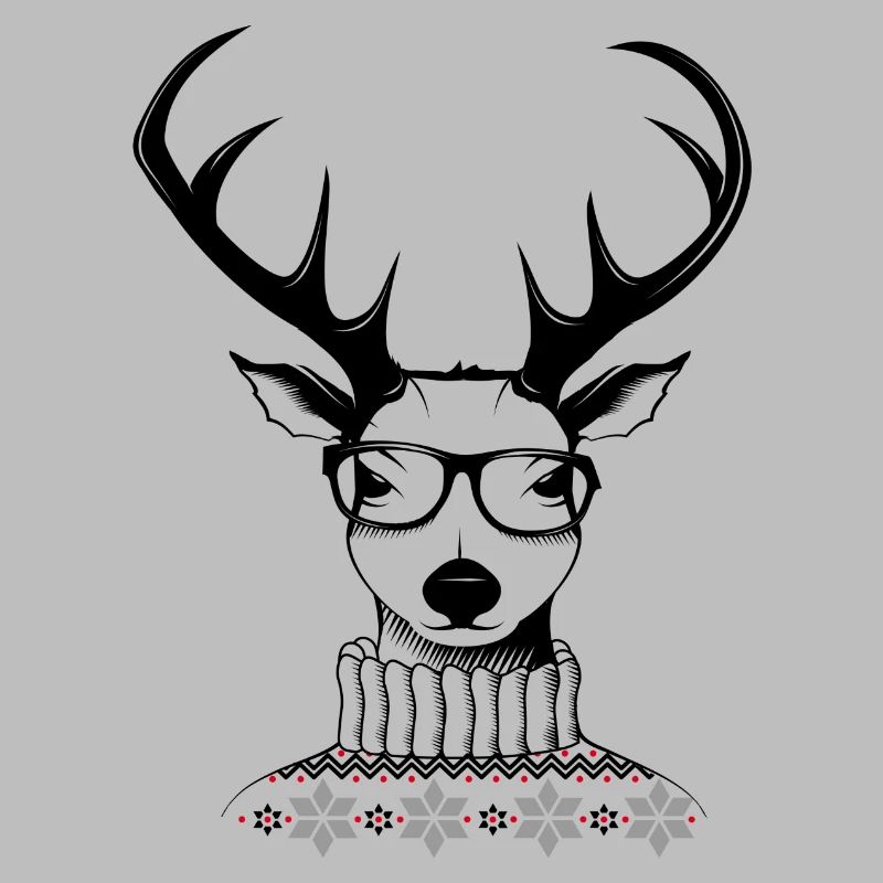 Hipster deer