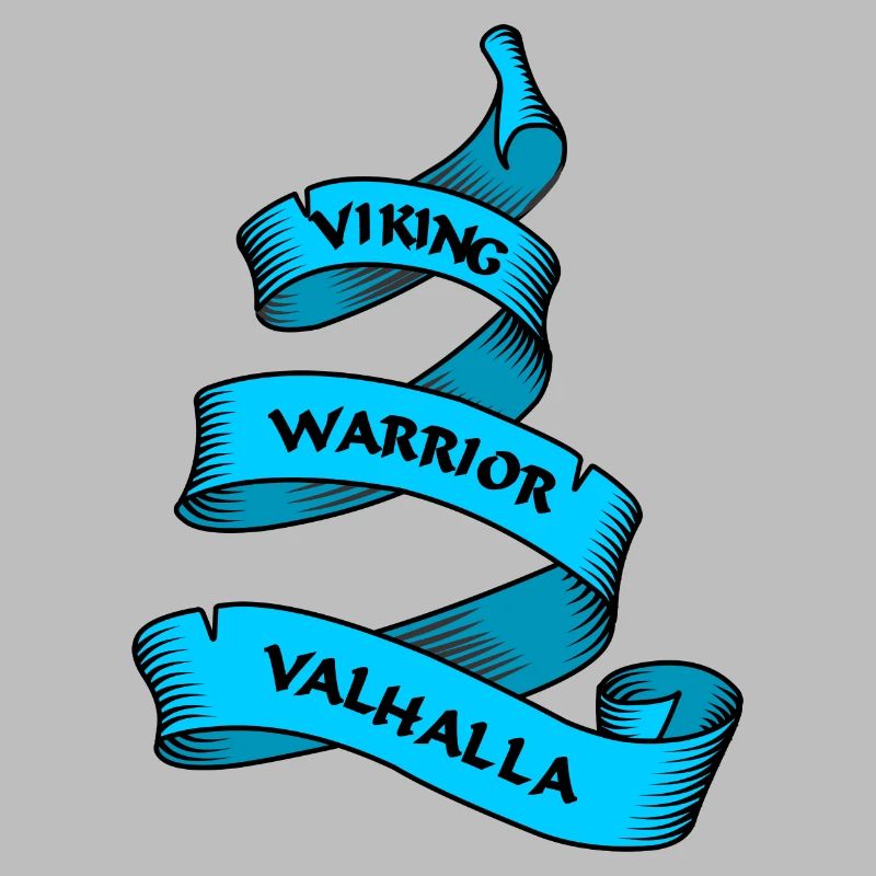 Wikinger Wimpel oder Banner blau