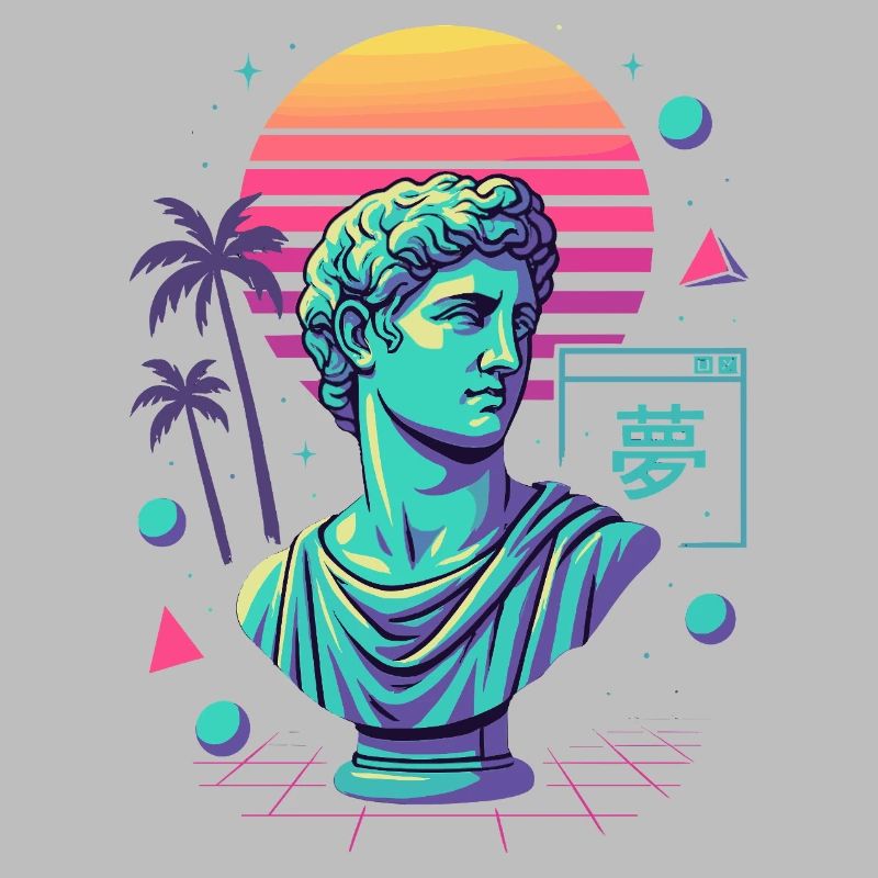 Vaporwave Aesthetics – Ancient Meets Neon