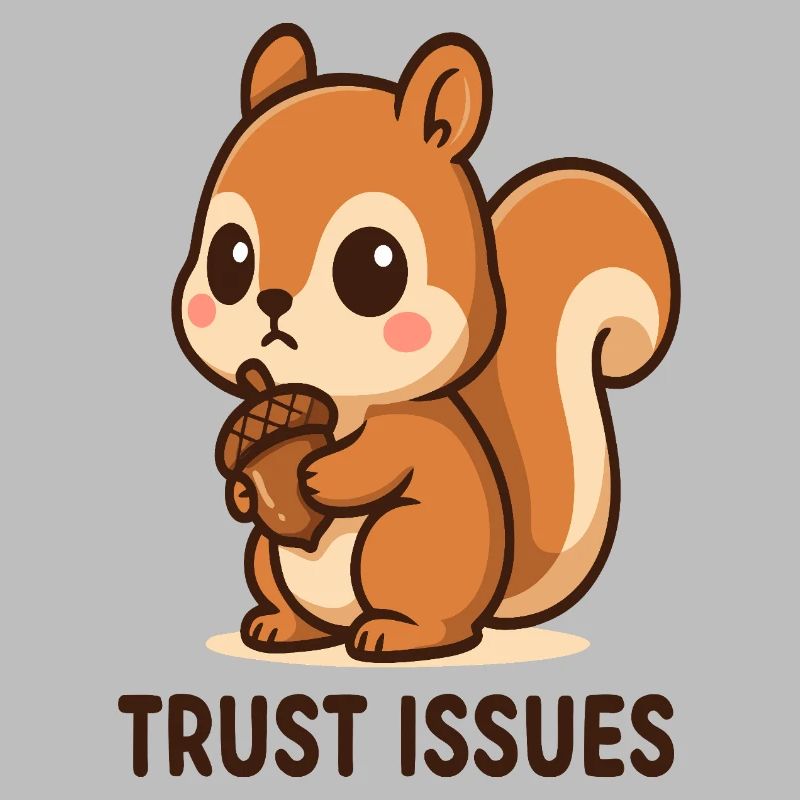 Eichhörnchen mit Trust Issues