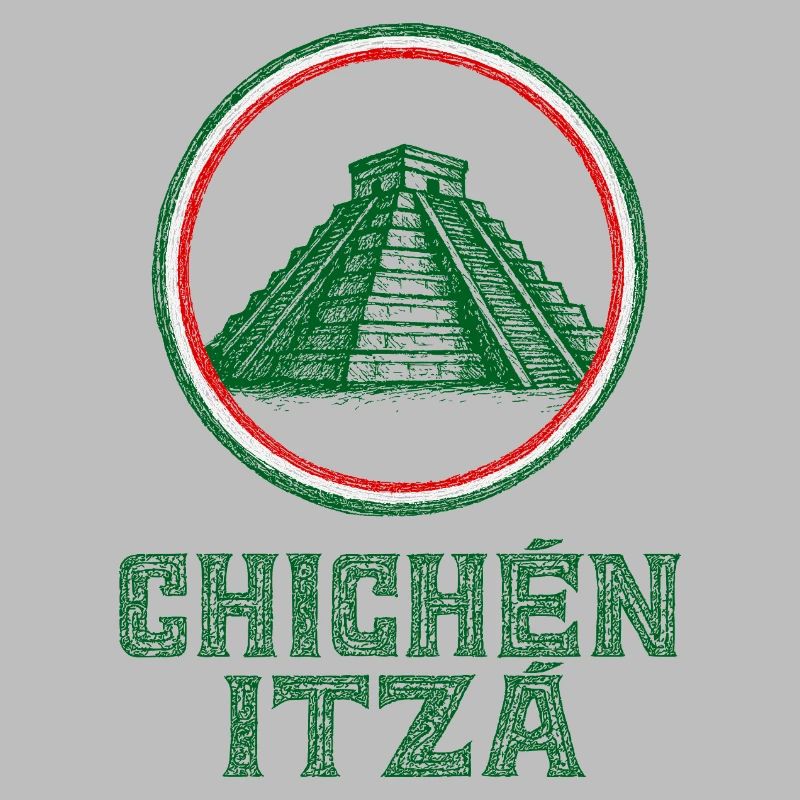 Drapeau du temple de Chichen Itza Mexique