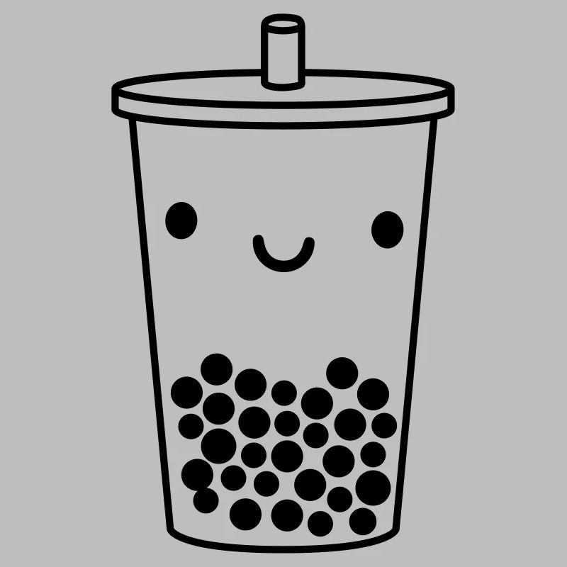 cute bubble tea mug