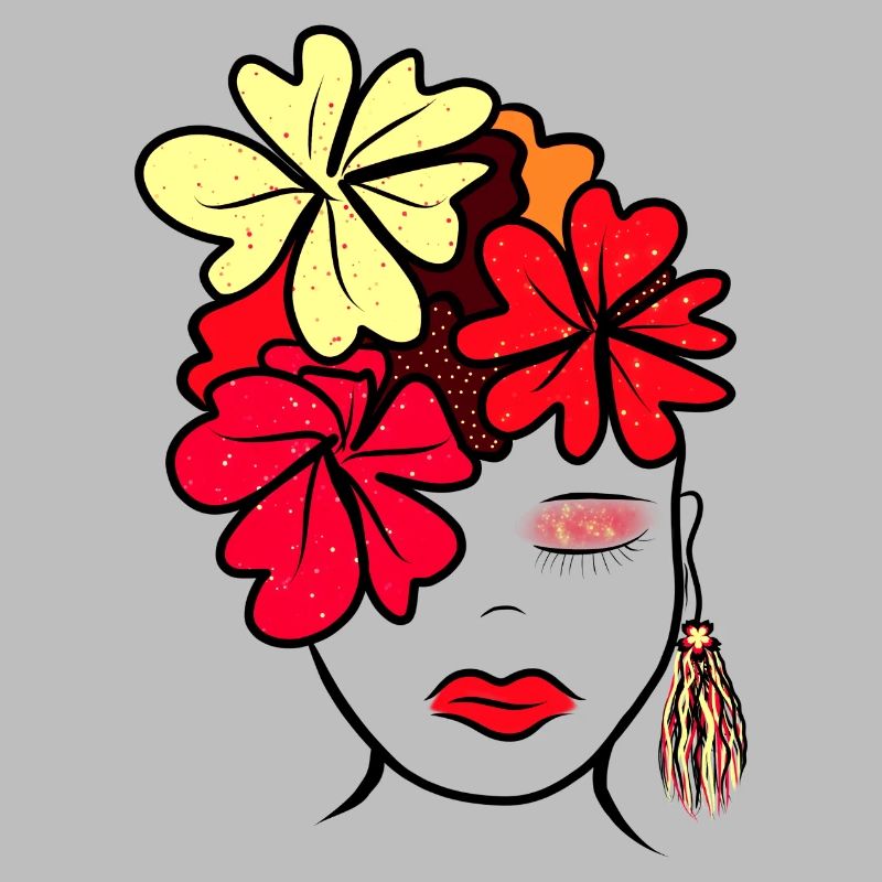 Imprimé de collage de fleurs botaniques