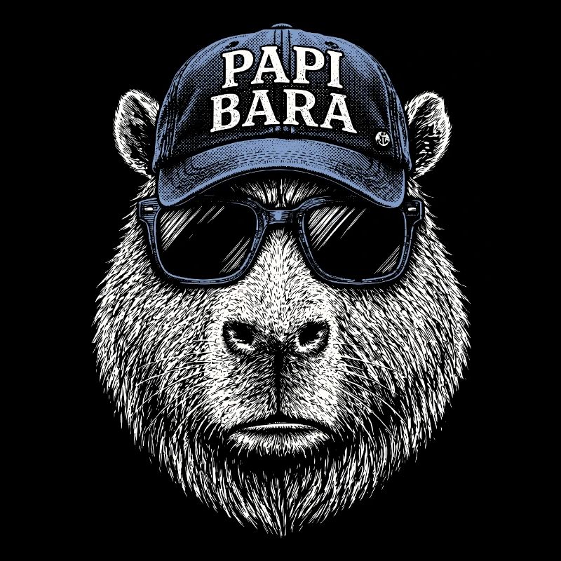 Papi Bara Bear avec des lunettes de soleil