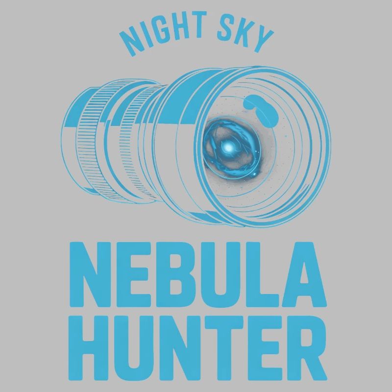 Nebula Hunter Night Sky Teleskop-Tee