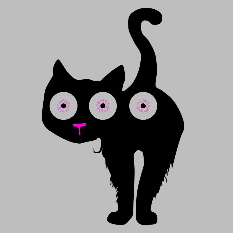 Katze mit drei Augen oder...