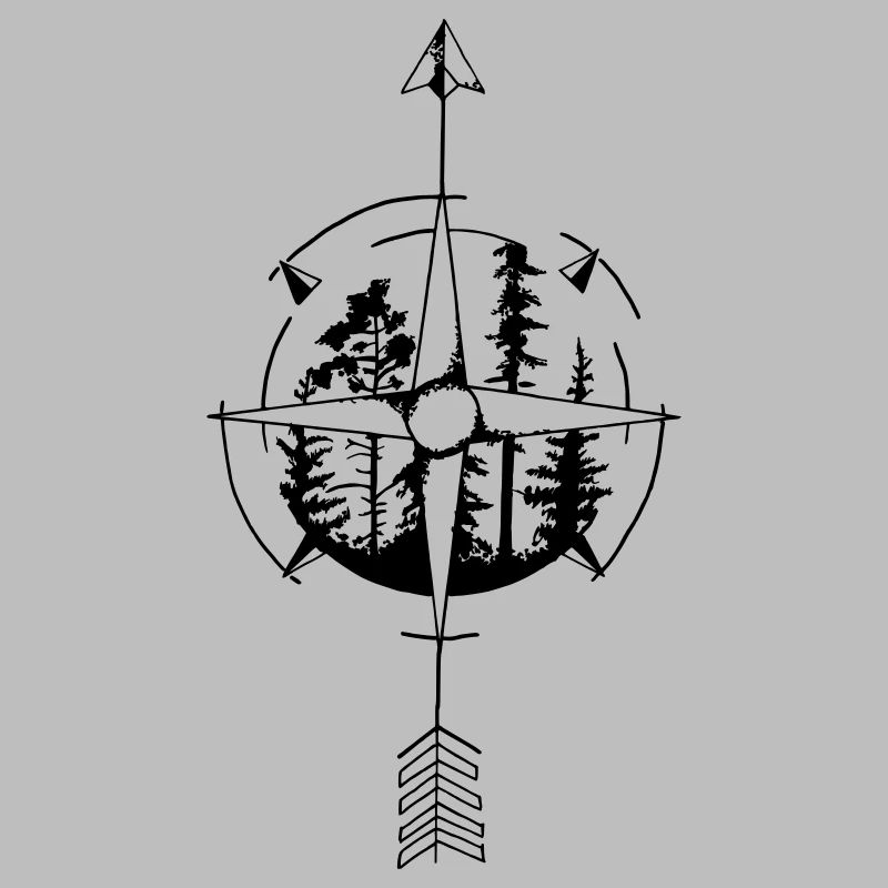 Wald Kompass