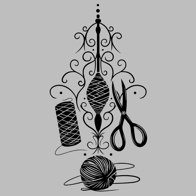 Norns Symbols Spindle Scissors Wool