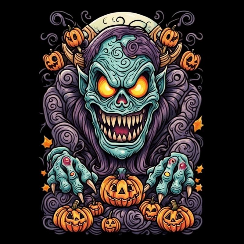 Sinistre créature de l’enfer d’Halloween