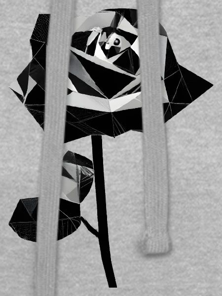 Polygon black rose
