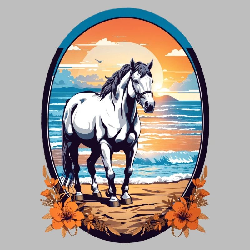 Pferd am Strand