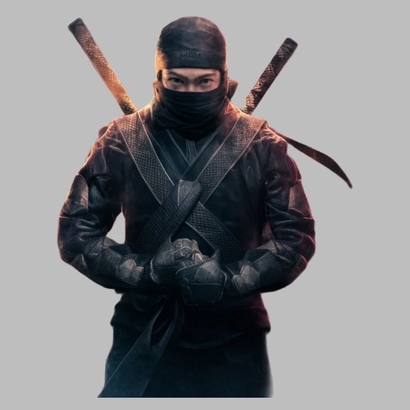Ninja mit Schwertern