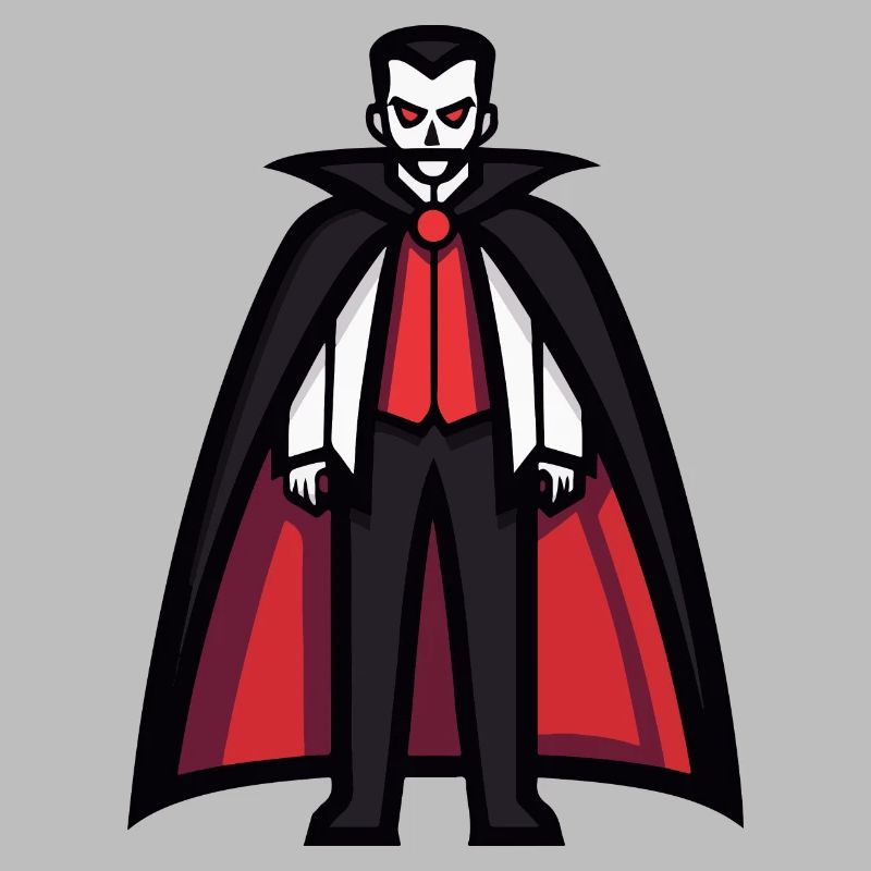 Vampire Halloween Comic