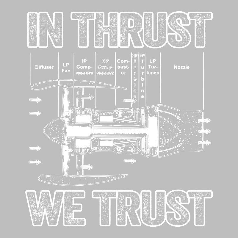 In Thrust We Trust - Vintage Design
