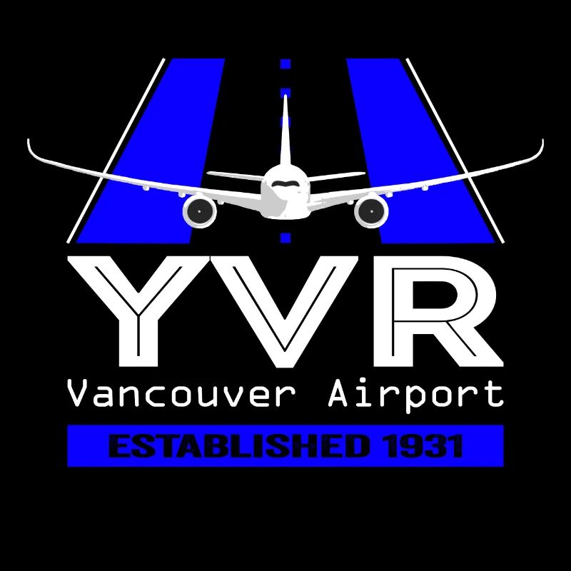 YVR Flughafen Vancouver Canada - Plane Design