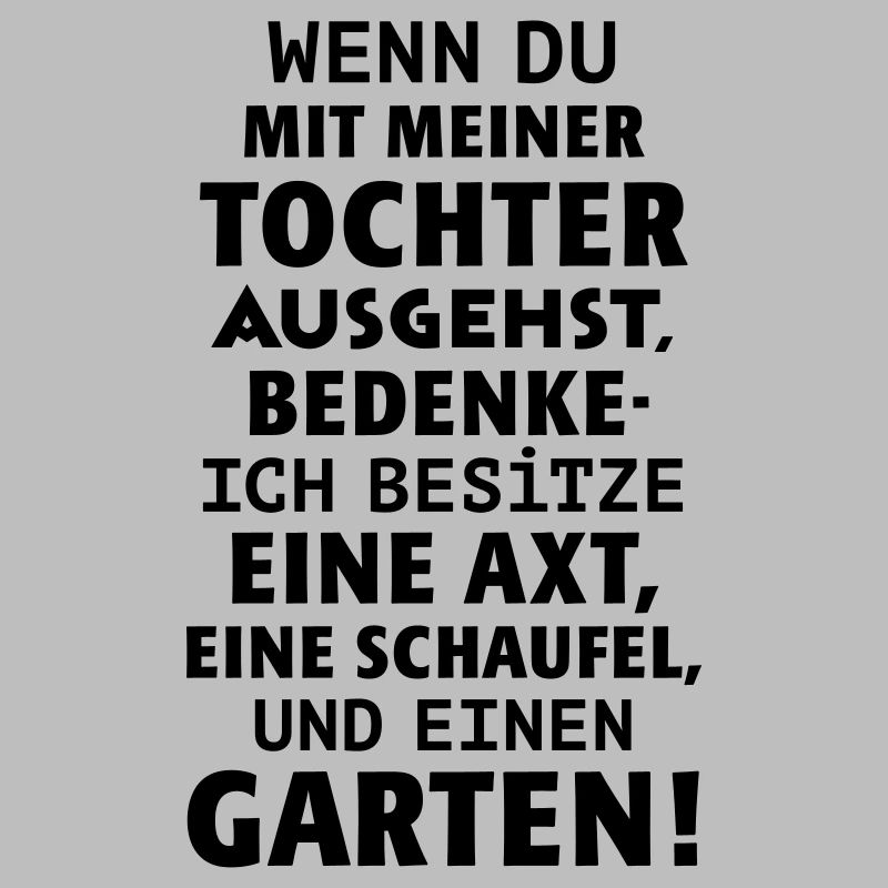 Vater Tochter Date Axt Beil Schaufel Garten Single