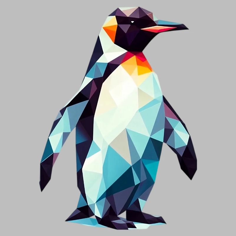 Polygonaler Pinguin