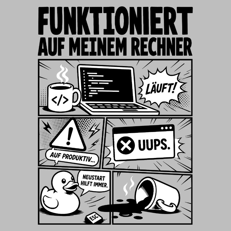 Läuft Coding Comic Design