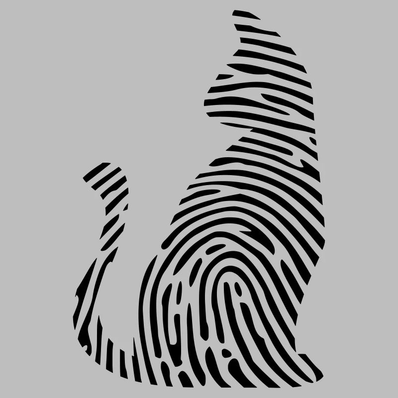 Chat ADN ADN empreinte digitale chat meow cadeau