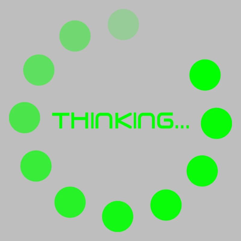 Thinking Charging Indicator Loading Bar
